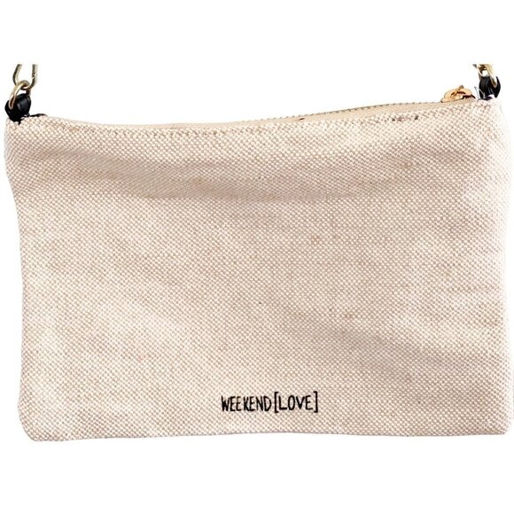 Crossbody Boho "Hello Gorgeous" Gold Accent Chain Faux Leather NWT - Picture 5 of 6